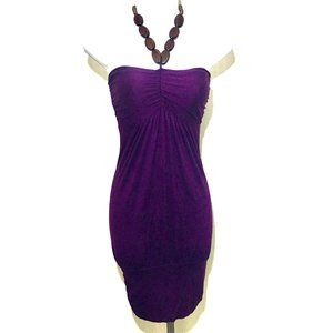 MISOPE STRAPLESS MINI DRESS TUNIC HALTER NWOT
